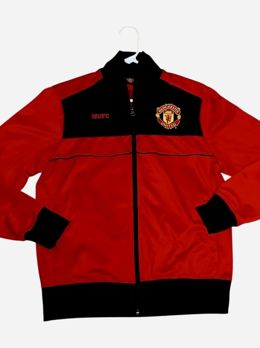 UFC Red & Black Zip Track Jacket